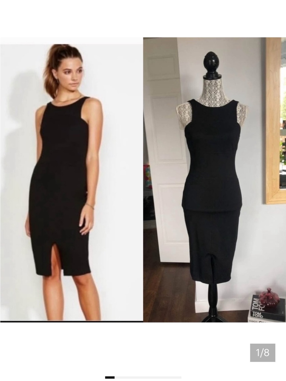 Ali & Jay Los Angeles Bodycon Midi Dress. Small.